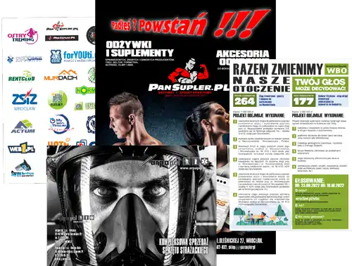 Materiały reklamy internetowej i drukowanej