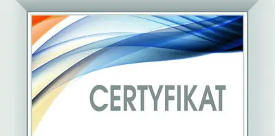 Certyfikat szkolenia